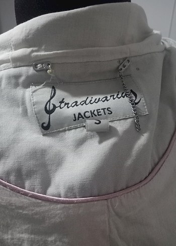 Düğmeli Beyaz Keten Midi Ceket - Görsel 6