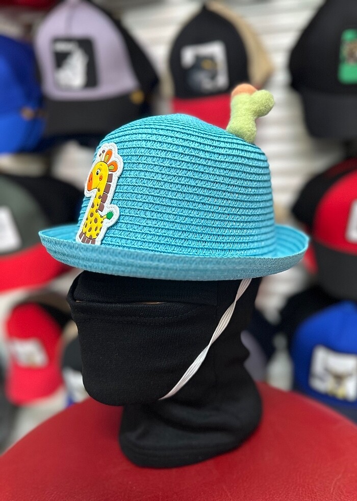 Çocuk Hasır Şapka - Görsel 3