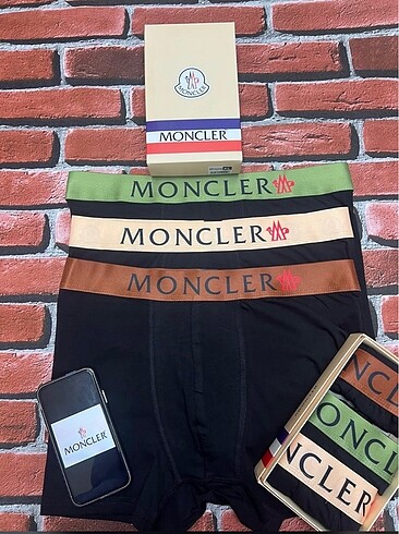 Moncler 3?Lü Kutulu Boxer