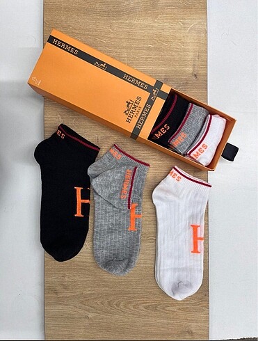 Hermes 6Lı Kutu Çorap