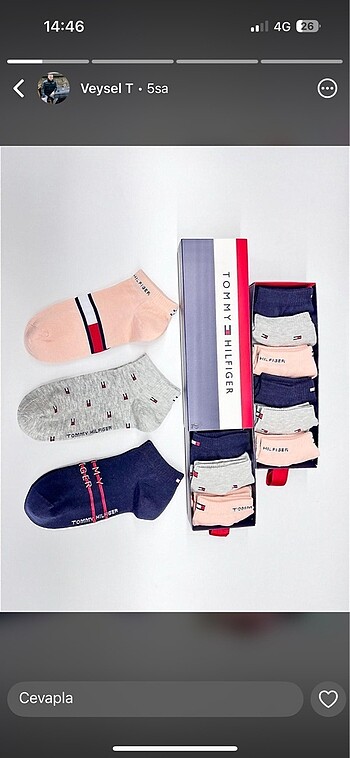 Tommy 6Lı Kutulu Çorap