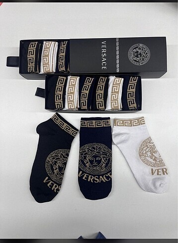 Versace 6Lı Kutlulu Çorap