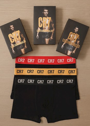 Erkek CR7 Boxer Seti