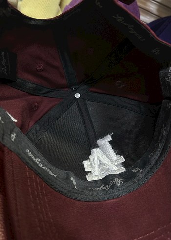 Bordo Uniseks Palm Angels Şapka - Görsel 5