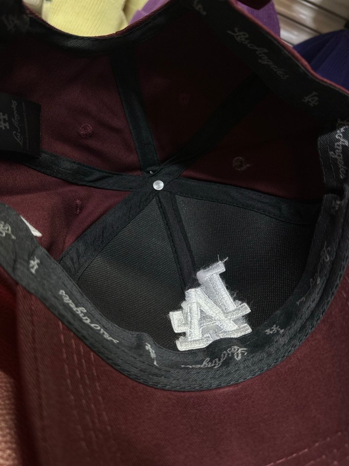 Bordo Uniseks Palm Angels Şapka - Görsel 5