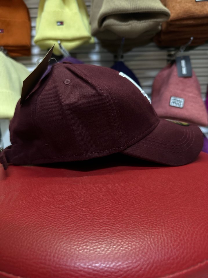 Bordo Uniseks Palm Angels Şapka - Görsel 3