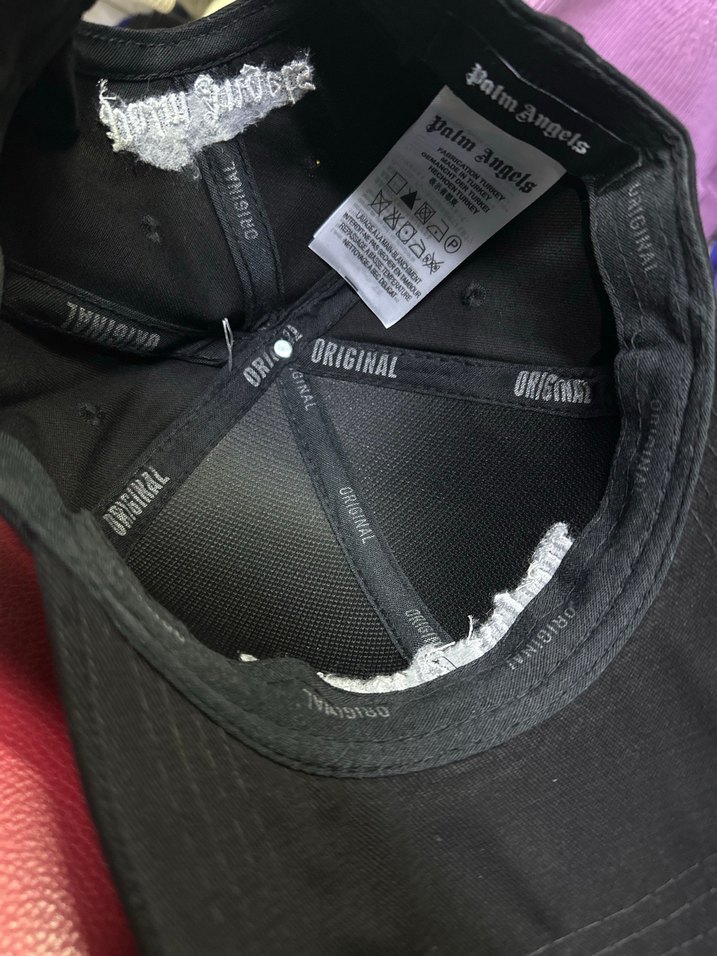 Siyah Palm Angels Uniseks Şapka - Görsel 5