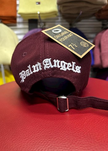 Bordo Palm Angels Uniseks Şapka - Görsel 4