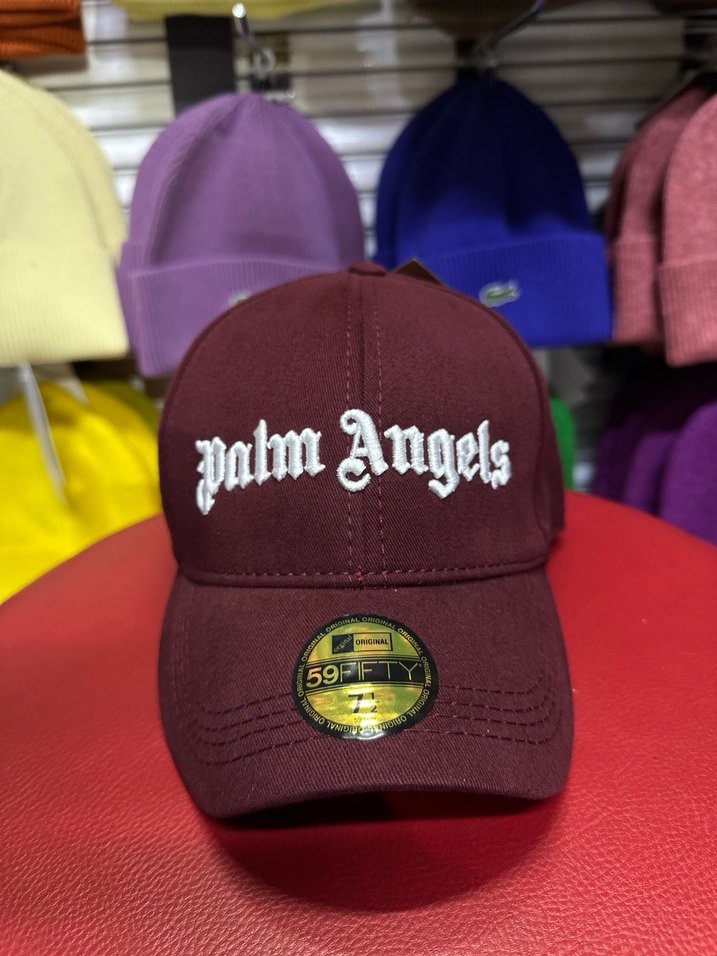 Bordo Palm Angels Uniseks Şapka - Görsel 2