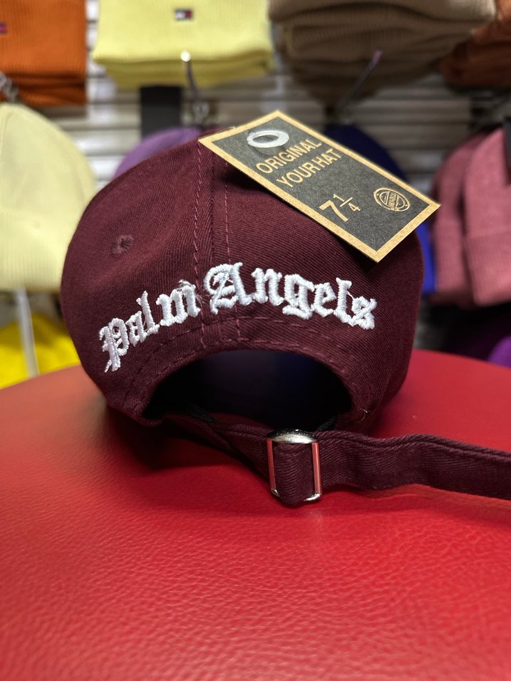 Bordo Palm Angels Uniseks Şapka - Görsel 4