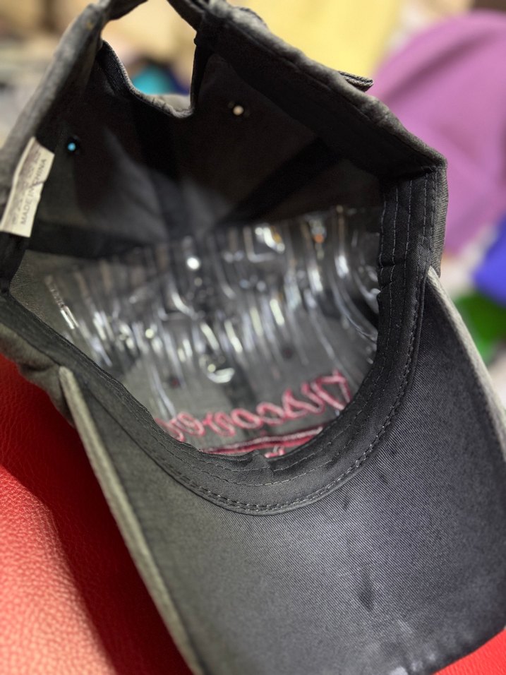 Antrasit Denim Ayarlanabilir Eskitme Uniseks Şapka - Görsel 5