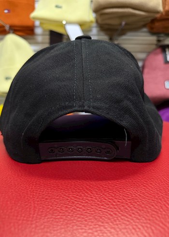 Siyah LA Nakışlı Uniseks Hip-Hop Şapka - Görsel 4