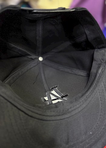 Siyah LA Nakışlı Uniseks Hip-Hop Şapka - Görsel 5