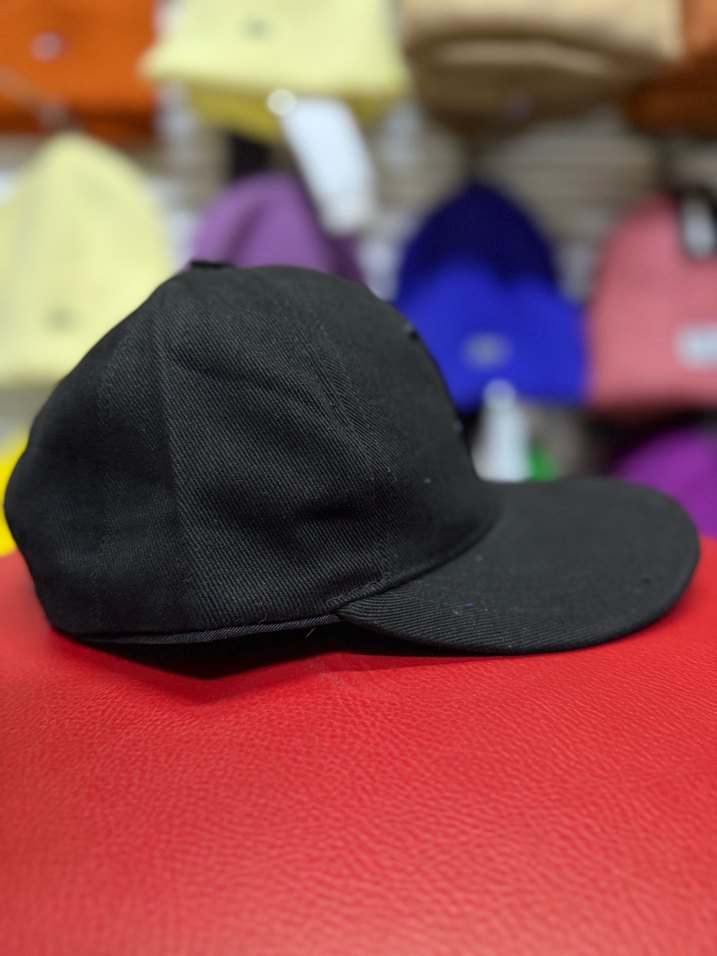 Siyah LA Nakışlı Uniseks Hip-Hop Şapka - Görsel 3