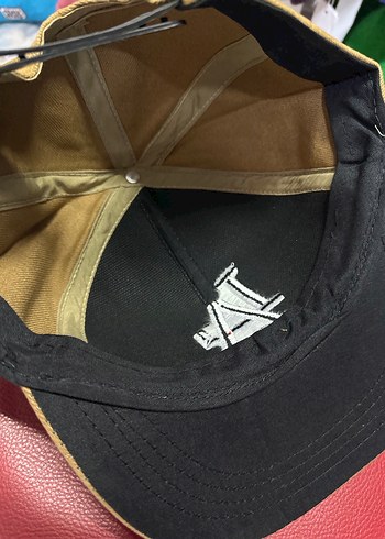 LA Nakışlı Koyu Bej Uniseks Hip-Hop Şapka - Görsel 5