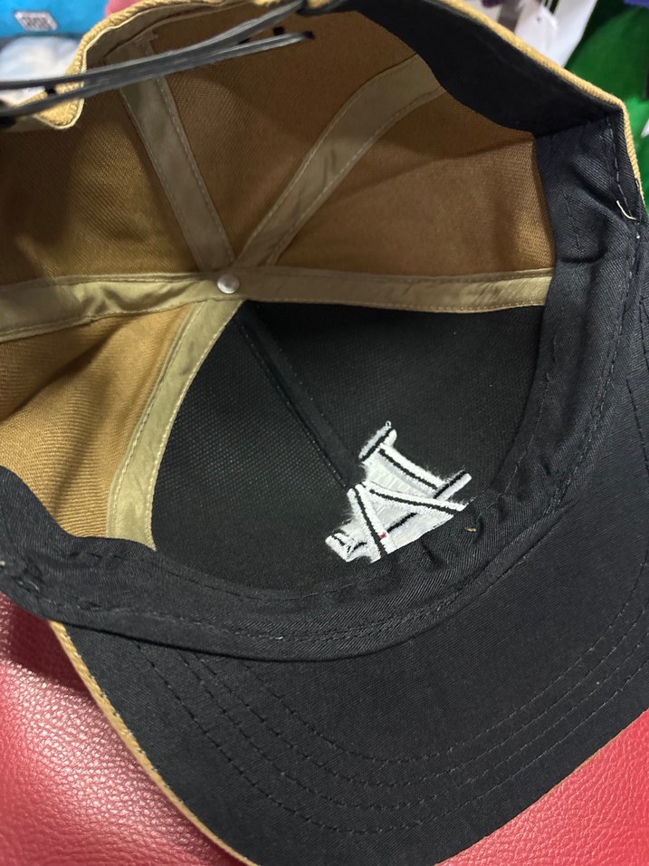 LA Nakışlı Koyu Bej Uniseks Hip-Hop Şapka - Görsel 5