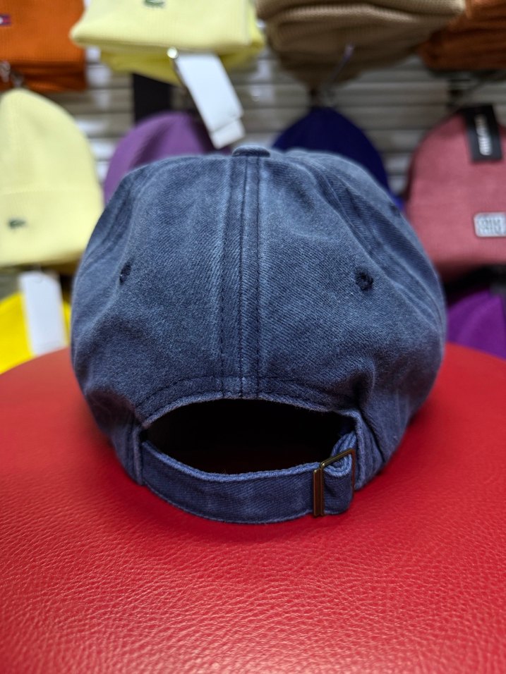 Eskitme Denim Uniseks Şapka - Görsel 4