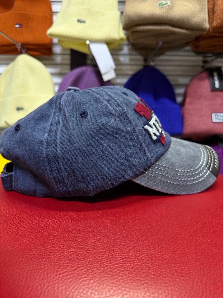 Eskitme Denim Uniseks Şapka - Görsel 3