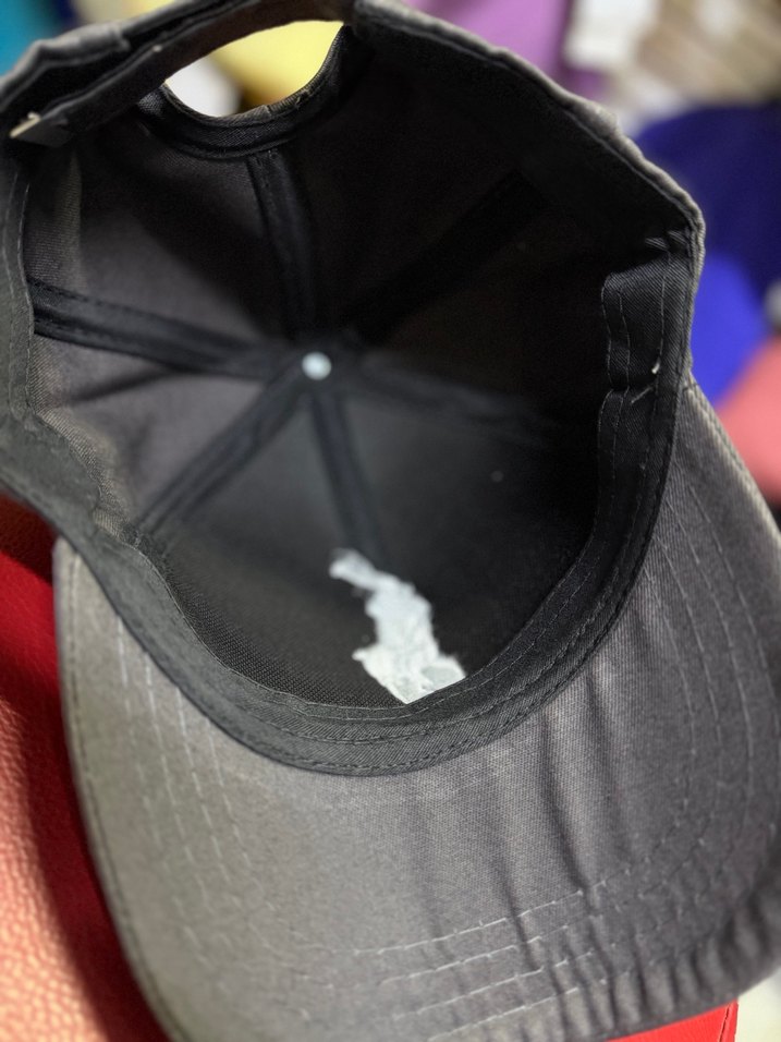 Gri Uniseks Koton Şapka Çıtçıt Ayarlı - Görsel 5