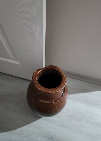 Diğer Koyu Kahverengi Seramik Vazo
