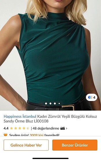 Büzgülü kolsuz örme bluz