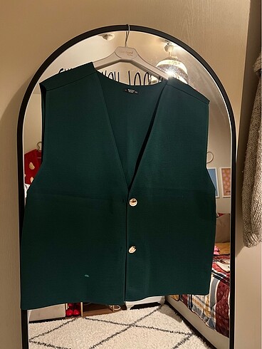 Diğer Yeşil oversize yelek