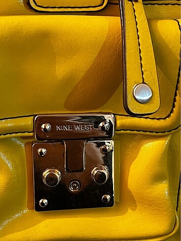 Nine West Nine West sarı 5 gözlü çanta