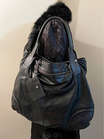 City bag deri çanta