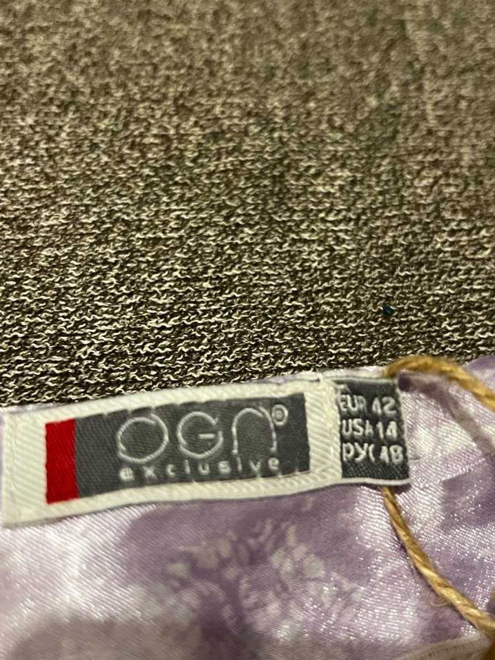 Lila Dantel Detaylı Saten Etek - Görsel 3