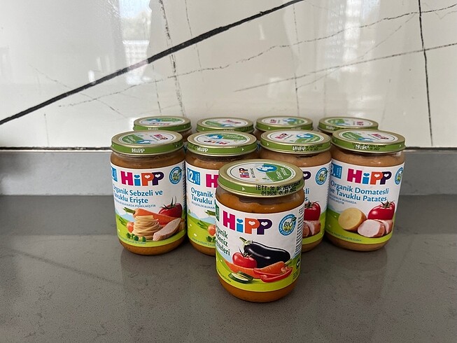 Hipp organik kavanoz mama 10adet