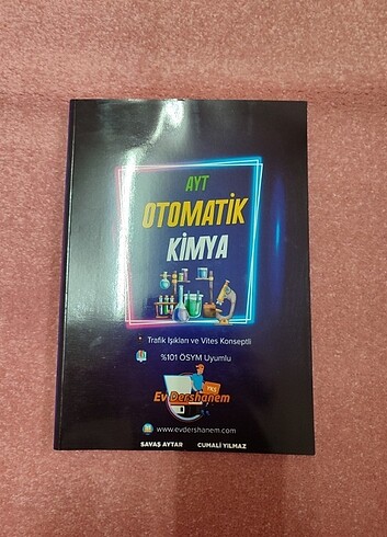AYT KİMYA EV DERSHANEM KONU ANLATIMLI SORU BANKASI