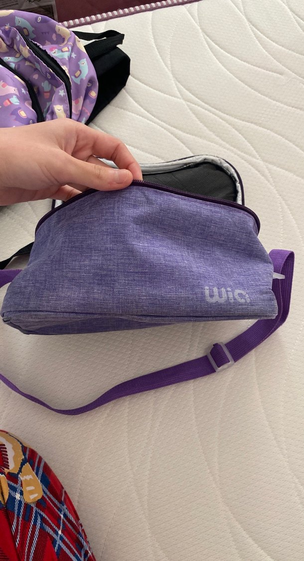 Mor Çocuk Okul Çantası Llama Desenli - Görsel 4