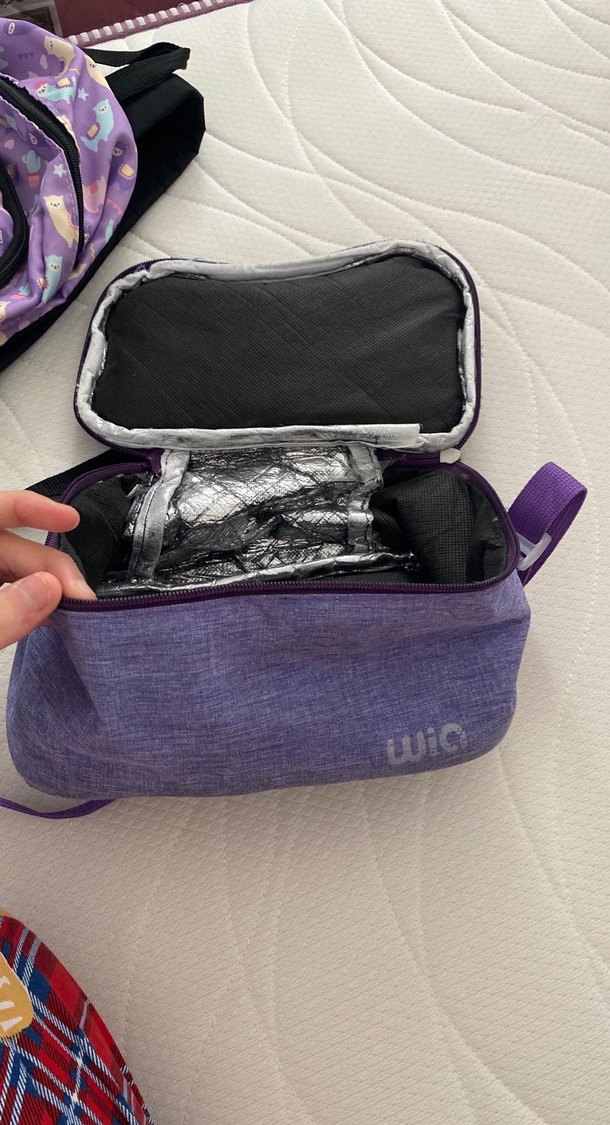 Mor Çocuk Okul Çantası Llama Desenli - Görsel 2