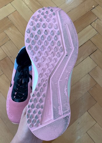 Pembe Bağcıklı Kadın Spor Ayakkabı - Görsel 2