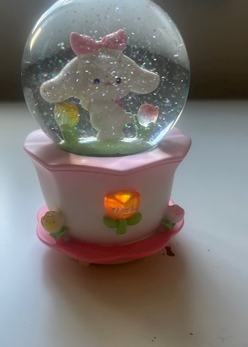 Pembe Pastel Kar Küresi Figürin rengi değişebiliyor - Görsel 4