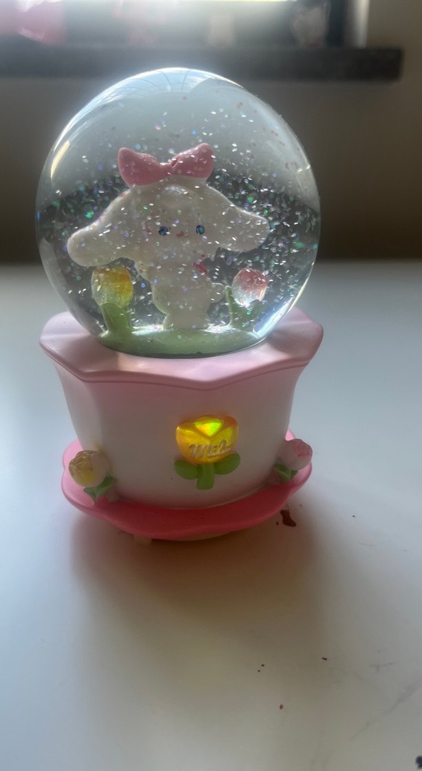 Pembe Pastel Kar Küresi Figürin rengi değişebiliyor - Görsel 5