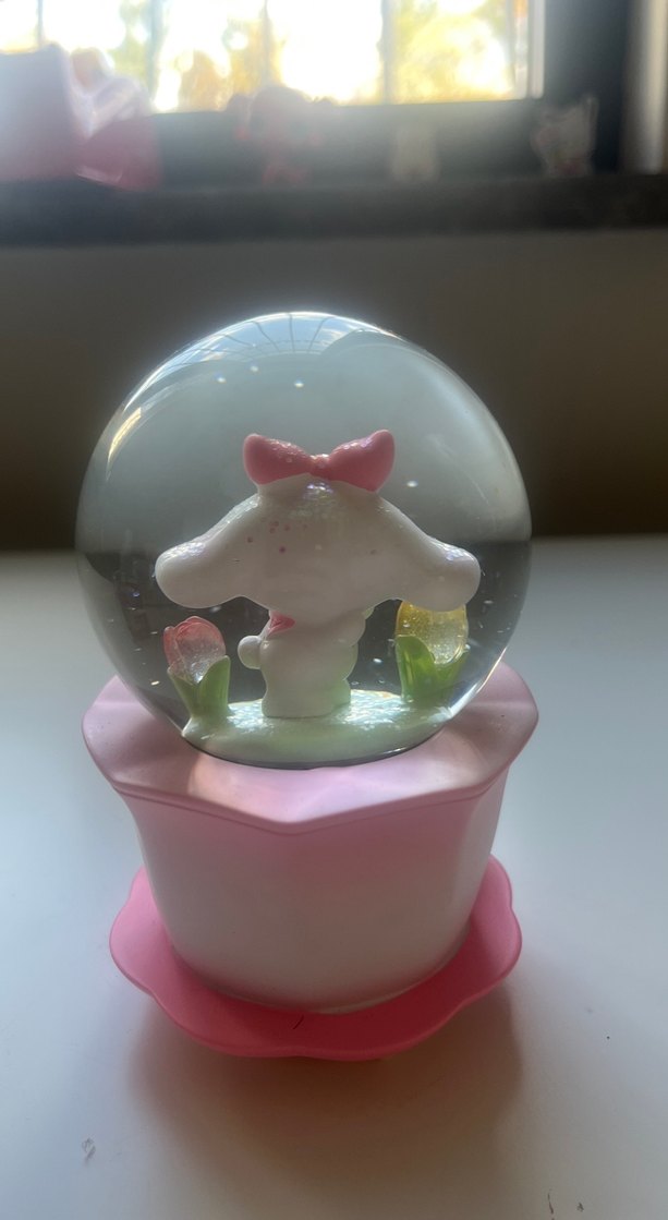 Pembe Pastel Kar Küresi Figürin rengi değişebiliyor - Görsel 2