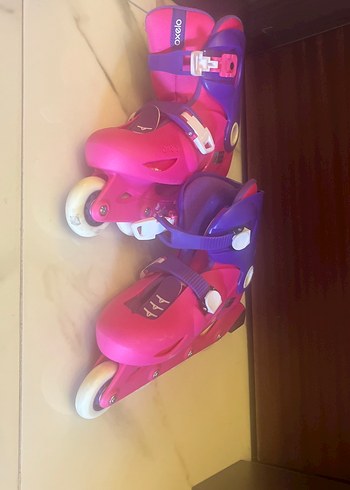 DECATHLON PEMBE paten 32-34 numara GERÇEK - Görsel 9