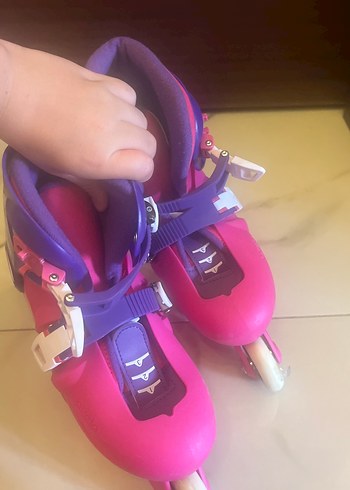 DECATHLON PEMBE paten 32-34 numara GERÇEK - Görsel 2