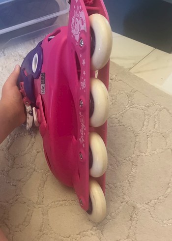 DECATHLON PEMBE paten 32-34 numara GERÇEK - Görsel 8