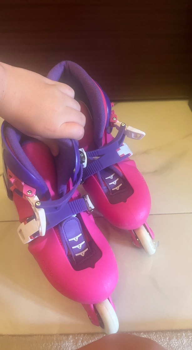 DECATHLON PEMBE paten 32-34 numara GERÇEK - Görsel 2