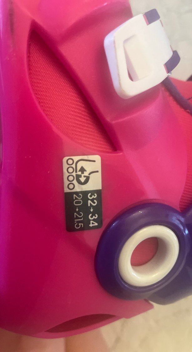 DECATHLON PEMBE paten 32-34 numara GERÇEK - Görsel 5