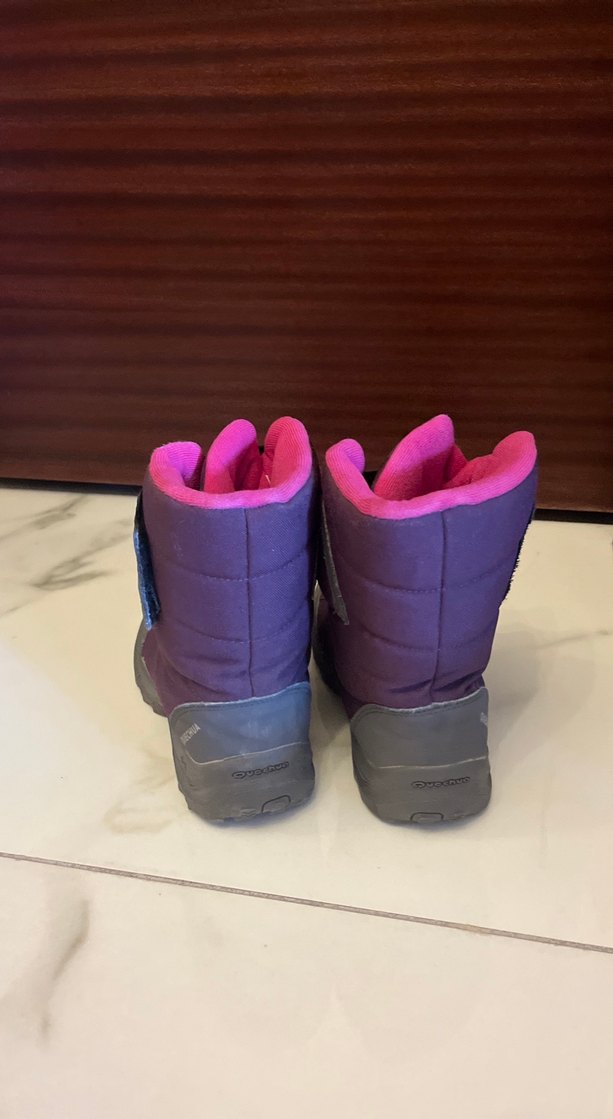 Kız Çocuk Mor Cırtlı Kauçuk Bot // DECATHLON GERÇEK - Görsel 5