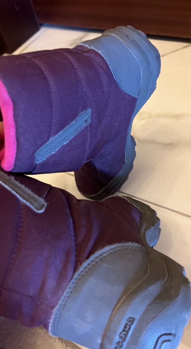 Kız Çocuk Mor Cırtlı Kauçuk Bot // DECATHLON GERÇEK - Görsel 4