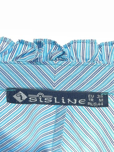 m Beden mavi Renk Sisline Bluz %70 İndirimli.