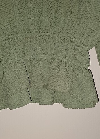 xs Beden yeşil Renk Kadın Bluz