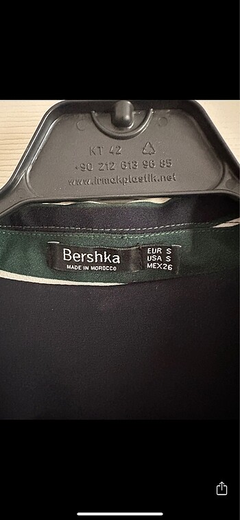 36 Beden yeşil Renk Bershka Ceket Tulum