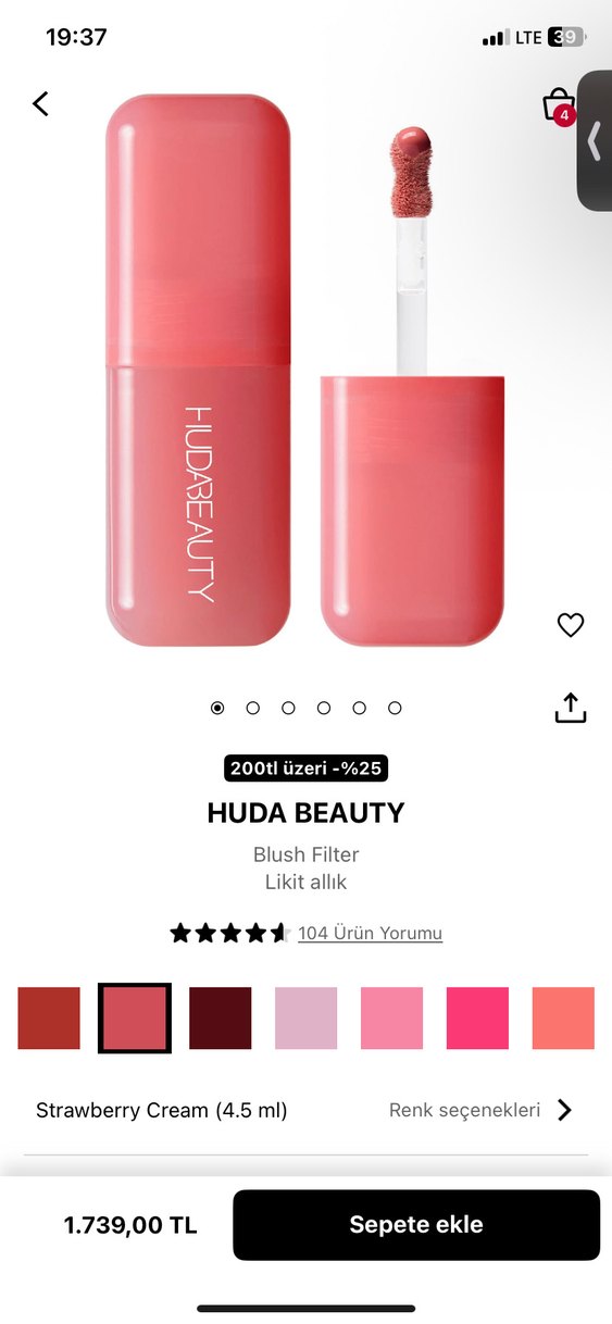 Huda Beauty Mini Allık - Görsel 3