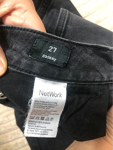 27 Beden gri Renk Network siyak jean