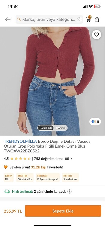 Trendyol & Milla Trendyolmilla bluz